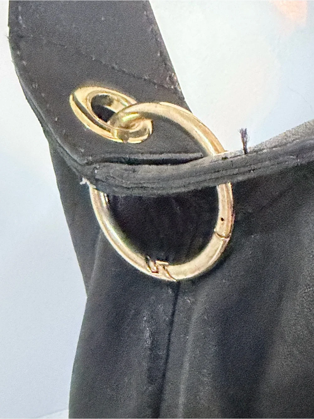 2011/12 Michael Kors Jamesport Black Leather Hobo Shoulder Bag.  with COA
